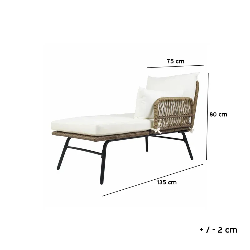 Outdoor Corner Seating Set for 6 People from Miden Home OS-Rt-206-W