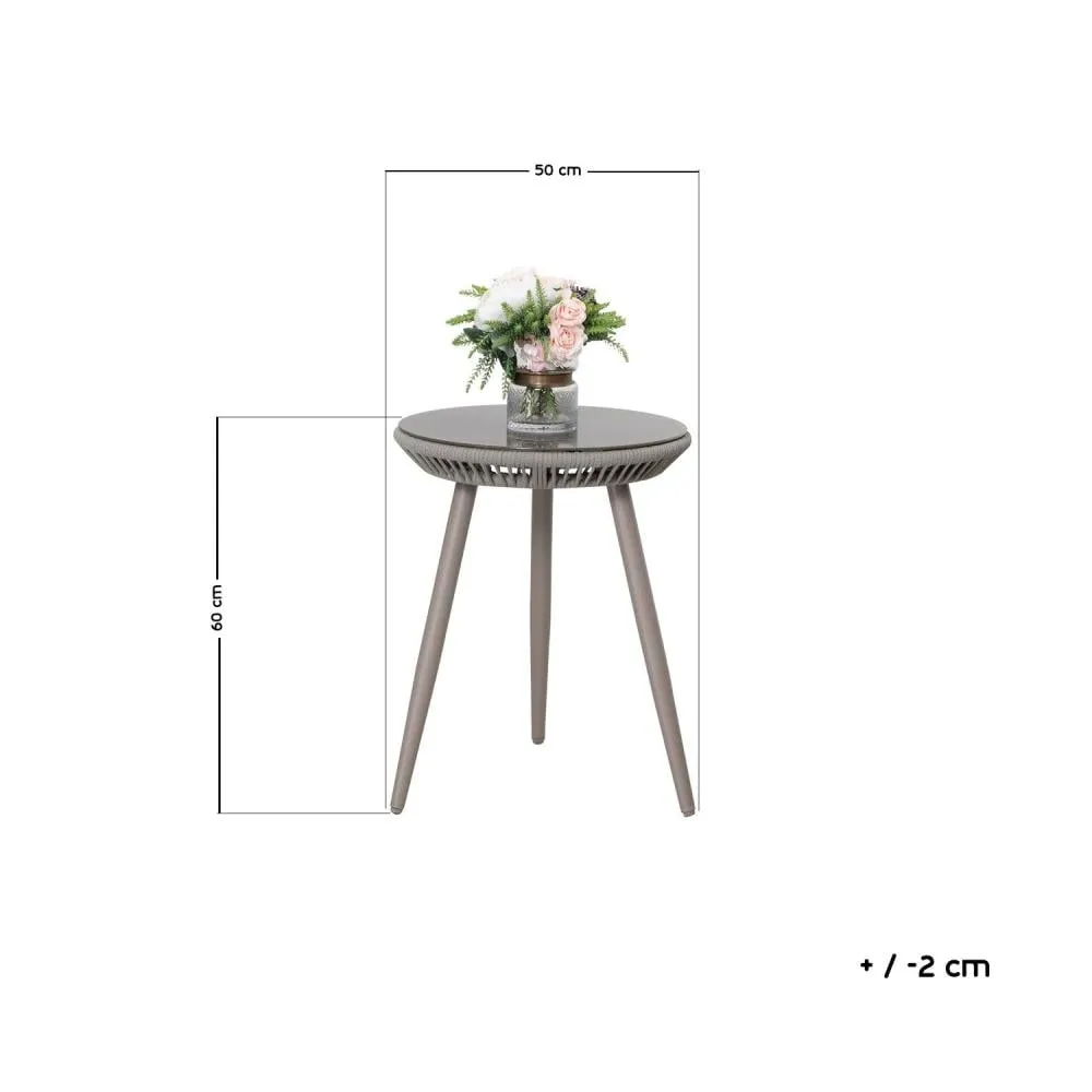 Outdoor Seating Set for Two from Miden Home OS-Rp-018-W