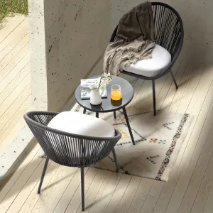 Outdoor Seating Set for Two from Miden Home OS-Rp-019-W