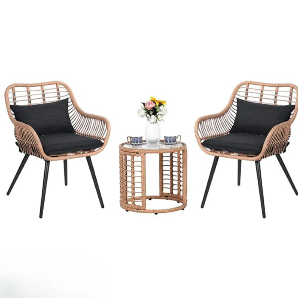 Outdoor Seating Set for Two from Miden Home OS-Rt-197-W