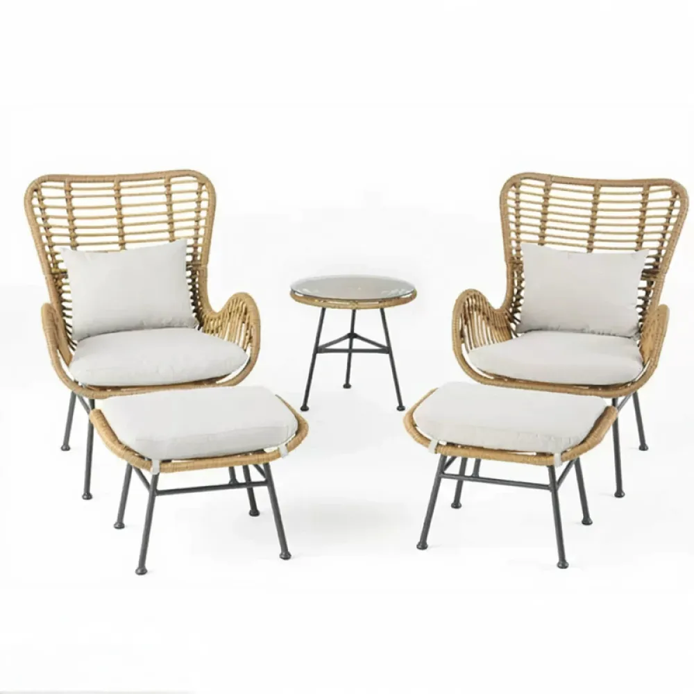 Outdoor Seating Set for Two from Miden Home OS-Rt-266-W