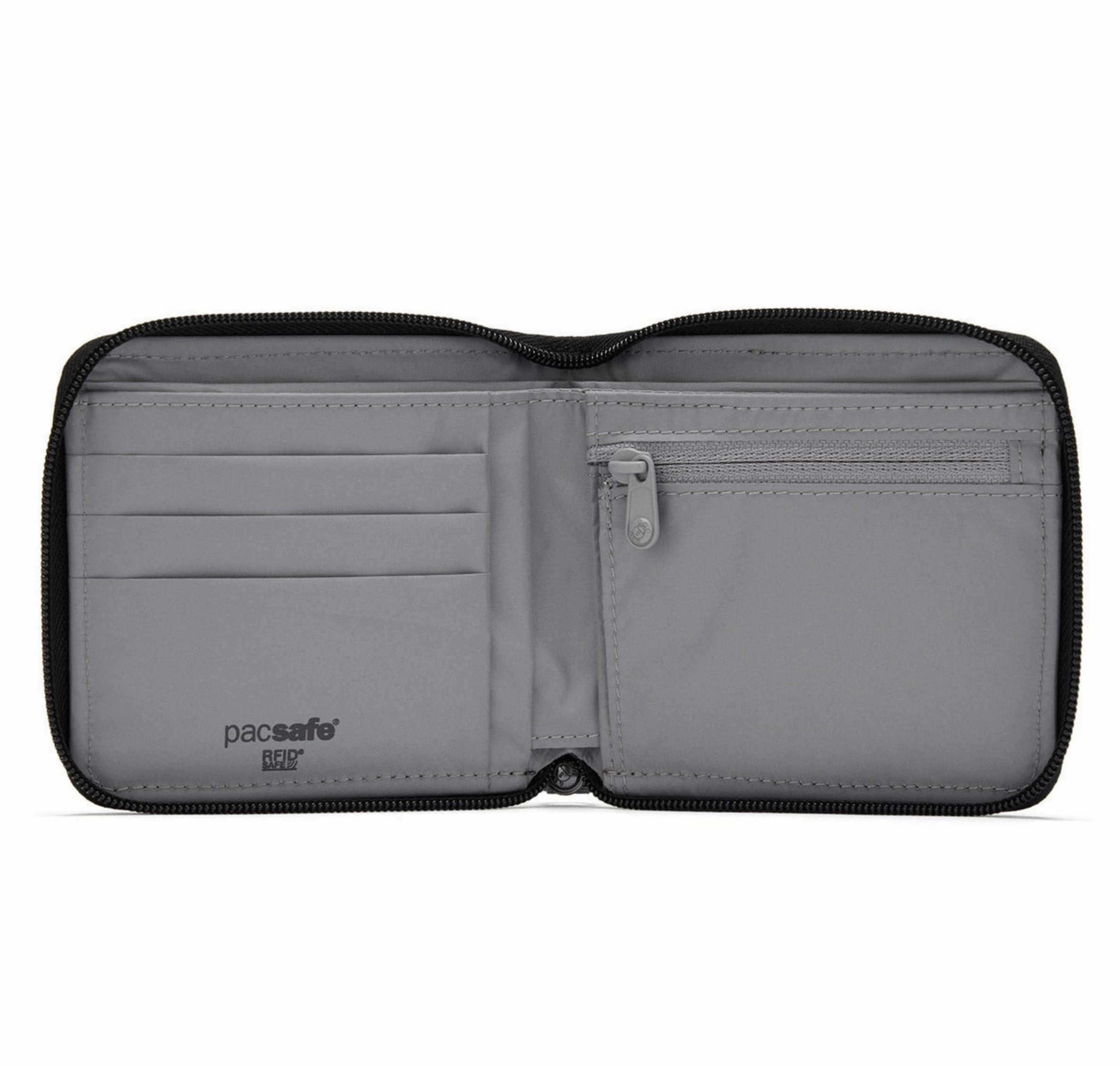 Online Exclusive Savings Pacsafe Rfidsafe Rfid Blocking Zip Around Wallet