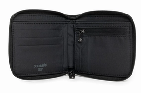 Pacsafe Rfidsafe Rfid Blocking Zip Around Wallet Save Today Event Daily Hot Deal
