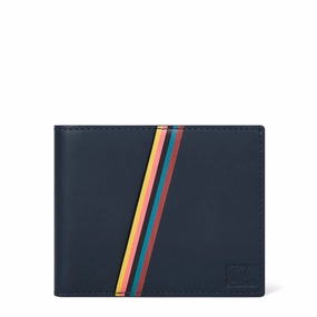 GiftWorthy Sale Shop the Savings Now Paul Smith Leather Compact Billfold Wallet Navy