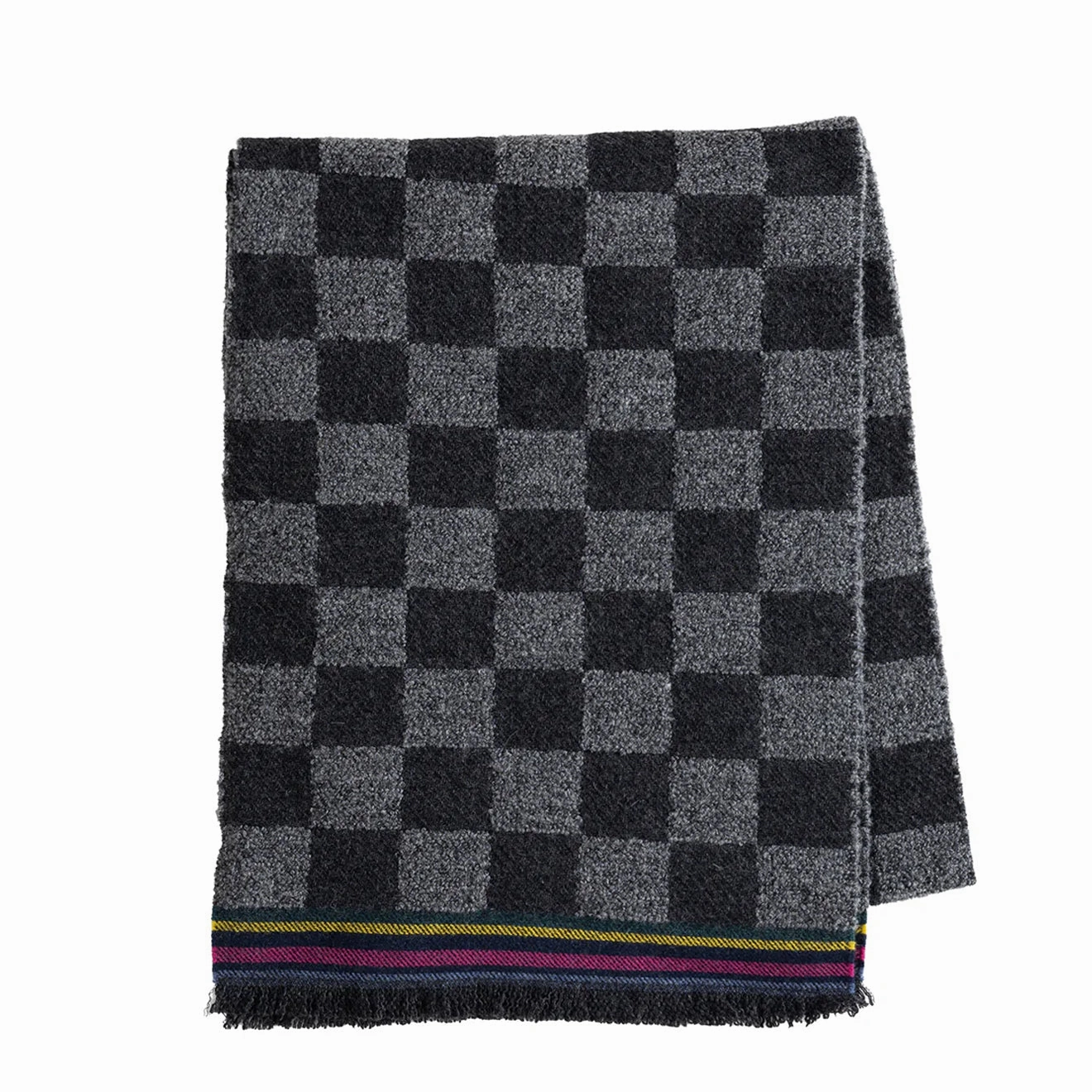 Today Only Savings Grab Save Today Paul Smith Ps Scarf Checkerboard Black