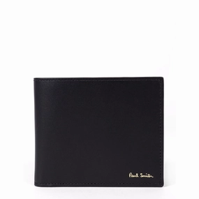 Paul Smith Signature Stripe Billfold Wallet Black Hot Offer Event Grab It Before Gone
