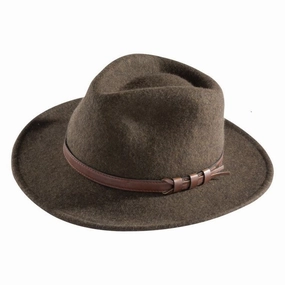 Best Seller Discount Exclusive Online Discount Alan Paine Richmond Mens Felt Hat - Brown