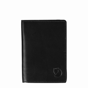 Fjallraven Leather Passport Cover Black Special Occasion Discount Clearance Steal Today