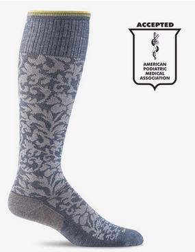 Today Only Hot Sale Trending Today Steal Sockwell Women'S Damask Graduated Compression Sock