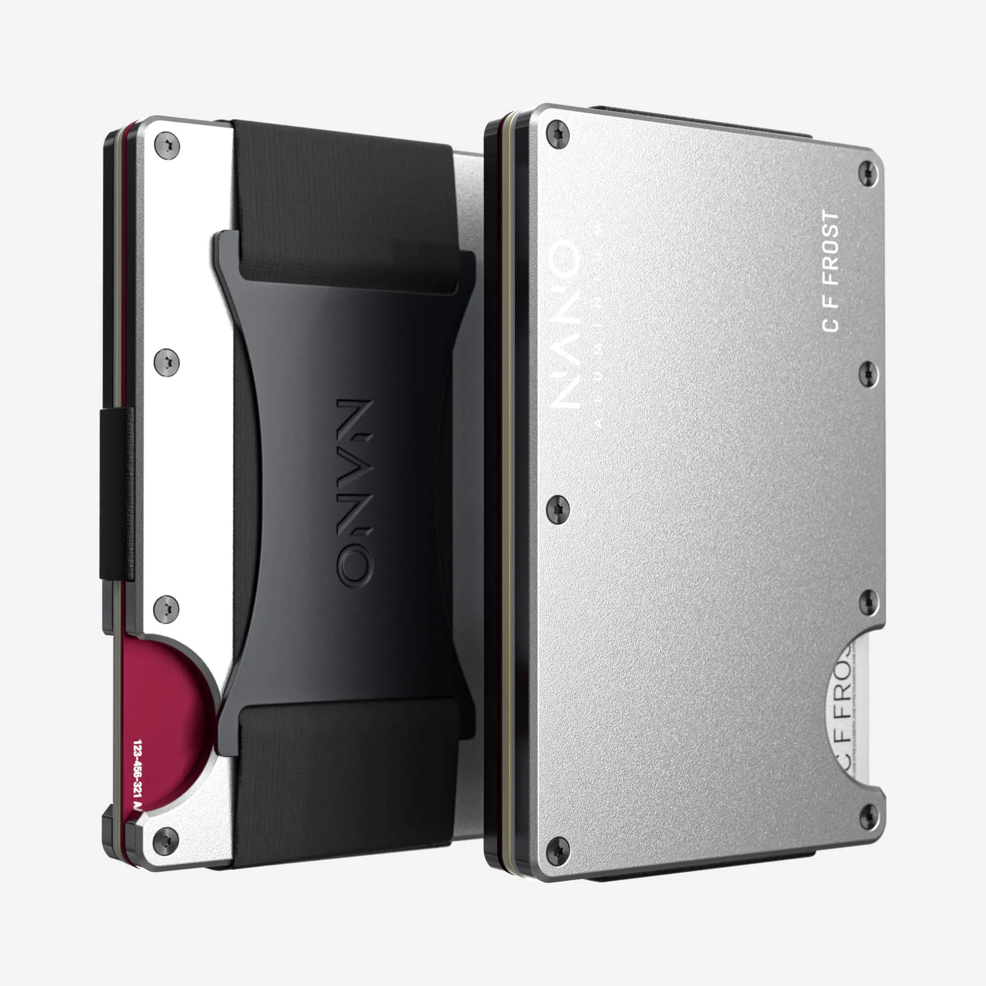 Save Big Today Instant Deal Today Personalised Cash Strap Wallet (Ghost Silver)