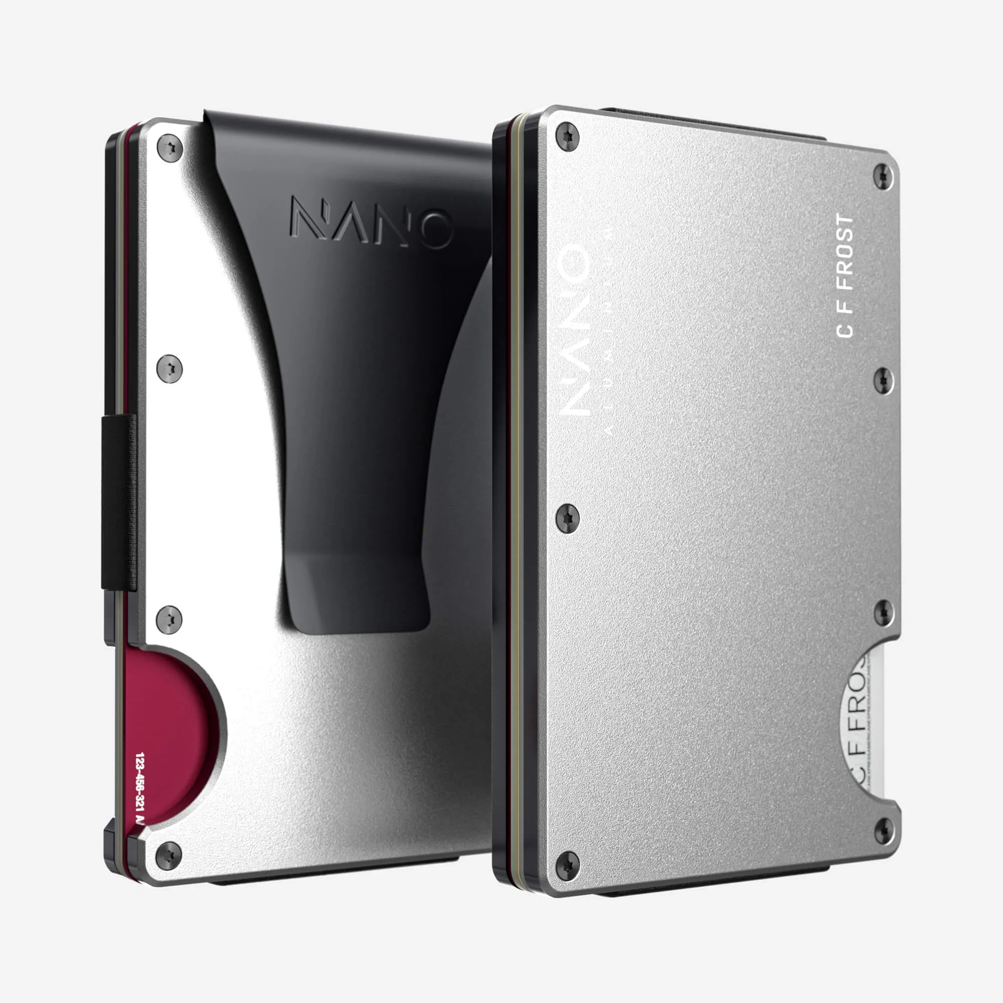 Personalised Money Clip Wallet (Ghost Silver) Grab Your Savings