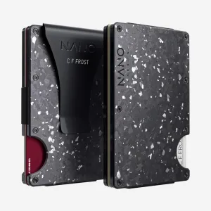 Shop Grab Savings Gift Sale Event Personalised Money Clip Wallet (Nero/Argento)