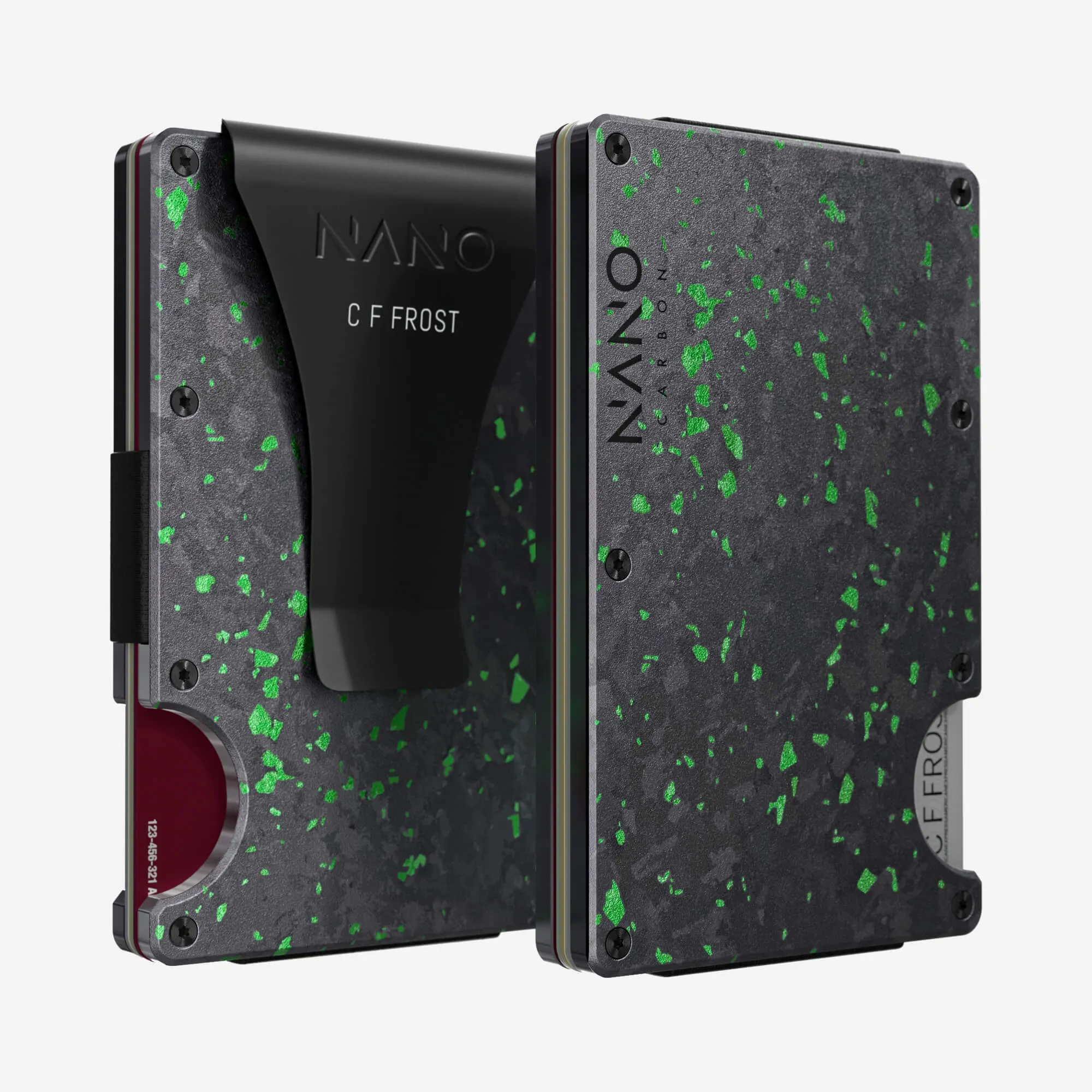 Personalised Money Clip Wallet (Nero/Verde) Online Exclusive Deal Flash Sale Alert