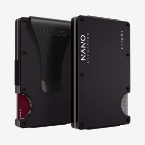 Shop Save Big Personalised Money Clip Wallet (Phantom Black)