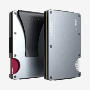 Shop Save Today Personalised Money Clip Wallet (Spyder Grey)