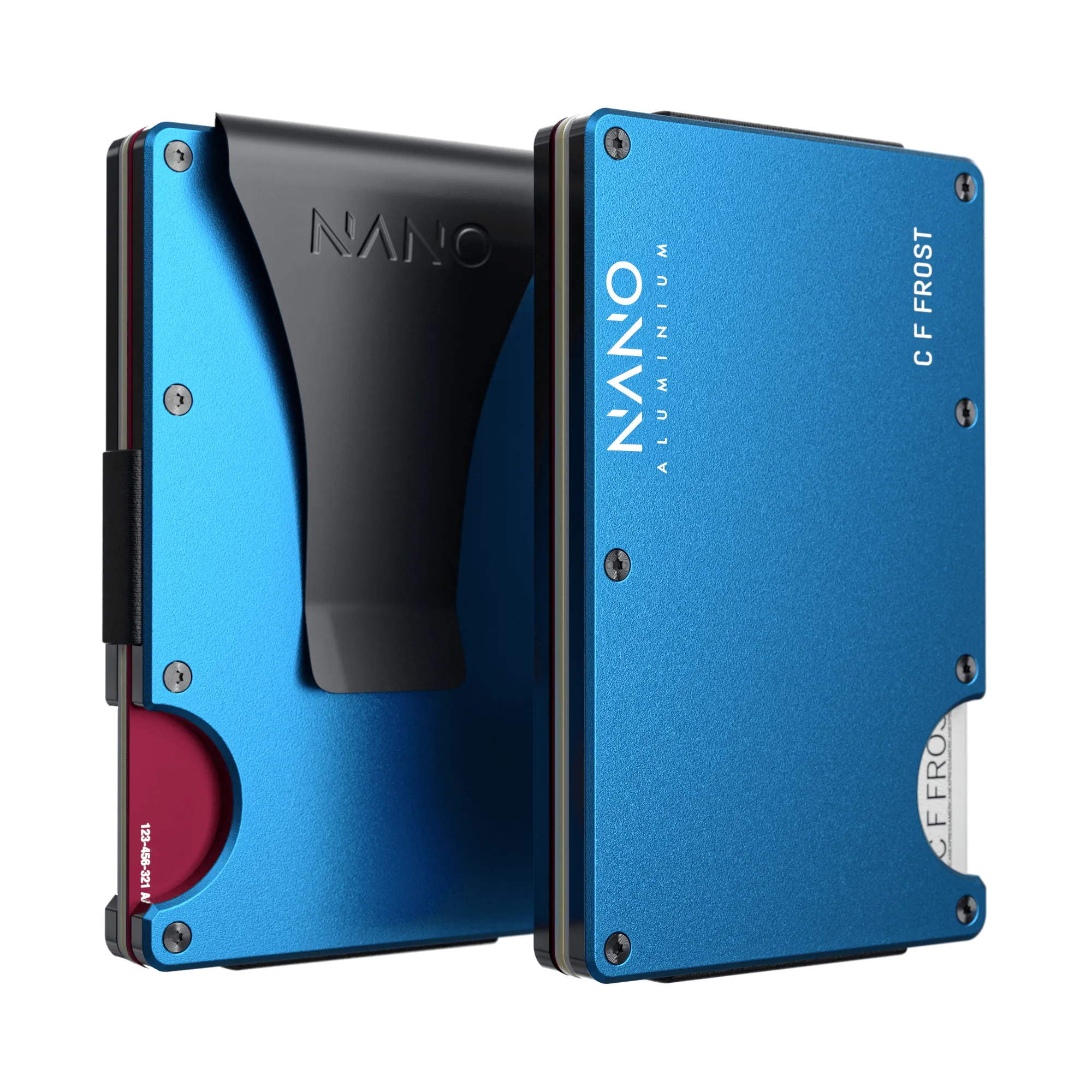 MustHave Deals Personalised Money Clip Wallet (Velocity Blue)