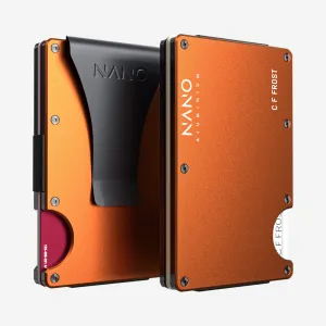 Big Savings Today Flash Offer Today Personalised Money Clip Wallet (Ventura Orange)