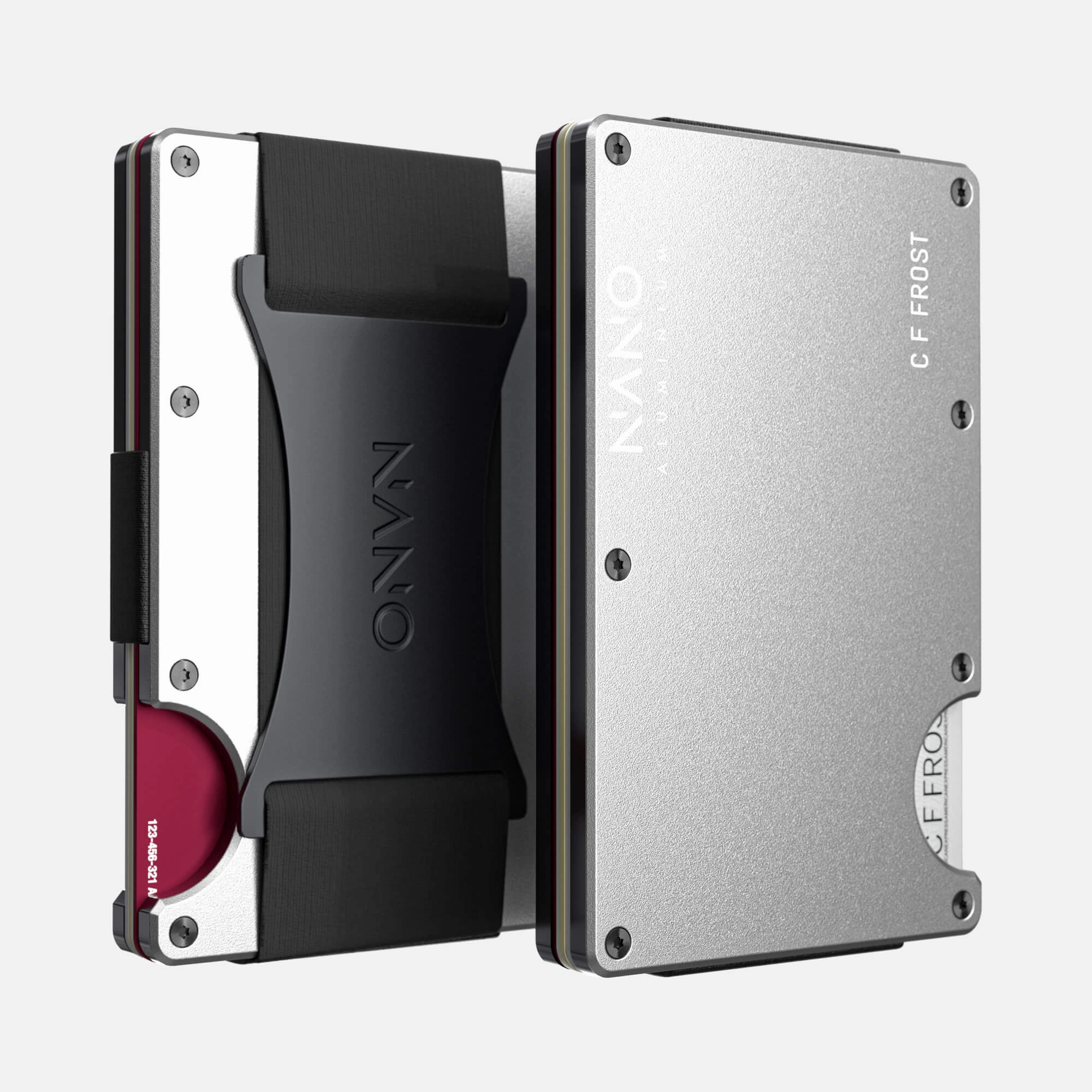 Save Big Today Instant Deal Today Personalised Cash Strap Wallet (Ghost Silver)