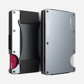 Limited Time Sale Personalised Cash Strap Wallet (Spyder Grey)