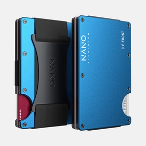 Flash Discount Today Personalised Cash Strap Wallet (Velocity Blue)
