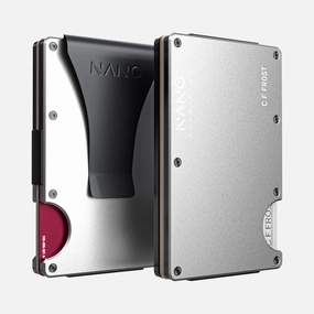 Personalised Money Clip Wallet (Ghost Silver) Grab Your Savings