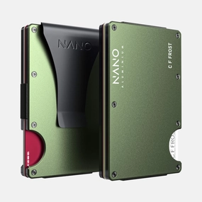 Personalised Money Clip Wallet (Heritage Green) Limited Offer Alert