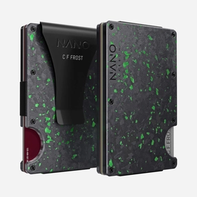 Personalised Money Clip Wallet (Nero/Verde) Online Exclusive Deal Flash Sale Alert