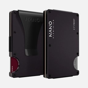 Shop Save Big Personalised Money Clip Wallet (Phantom Black)