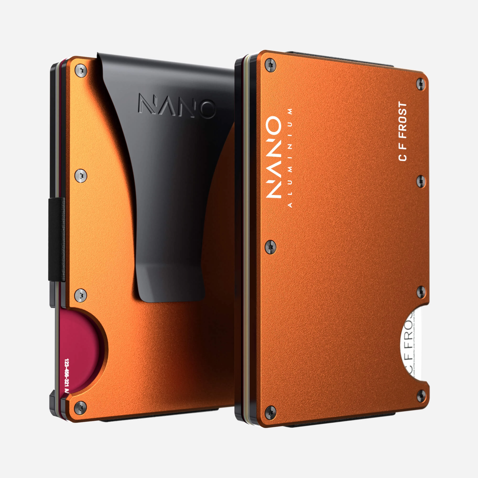 Big Savings Today Flash Offer Today Personalised Money Clip Wallet (Ventura Orange)
