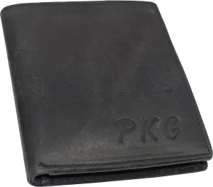 Personalized 100% Mens Rfid Blocking Bifold Hipster Hunter Leather Euro Credit Card Id Wallet Best Seller Deal