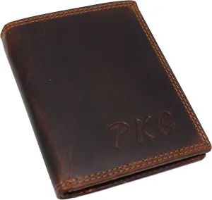 Hot Offer Event Limited Stock Hot Deal Personalized Vintage Leather Mens Slim Bifold Wallet Rfid Blocking Credit Card Holder Wallets For Men