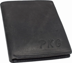 Personalized 100% Mens Rfid Blocking Bifold Hipster Hunter Leather Euro Credit Card Id Wallet Best Seller Deal