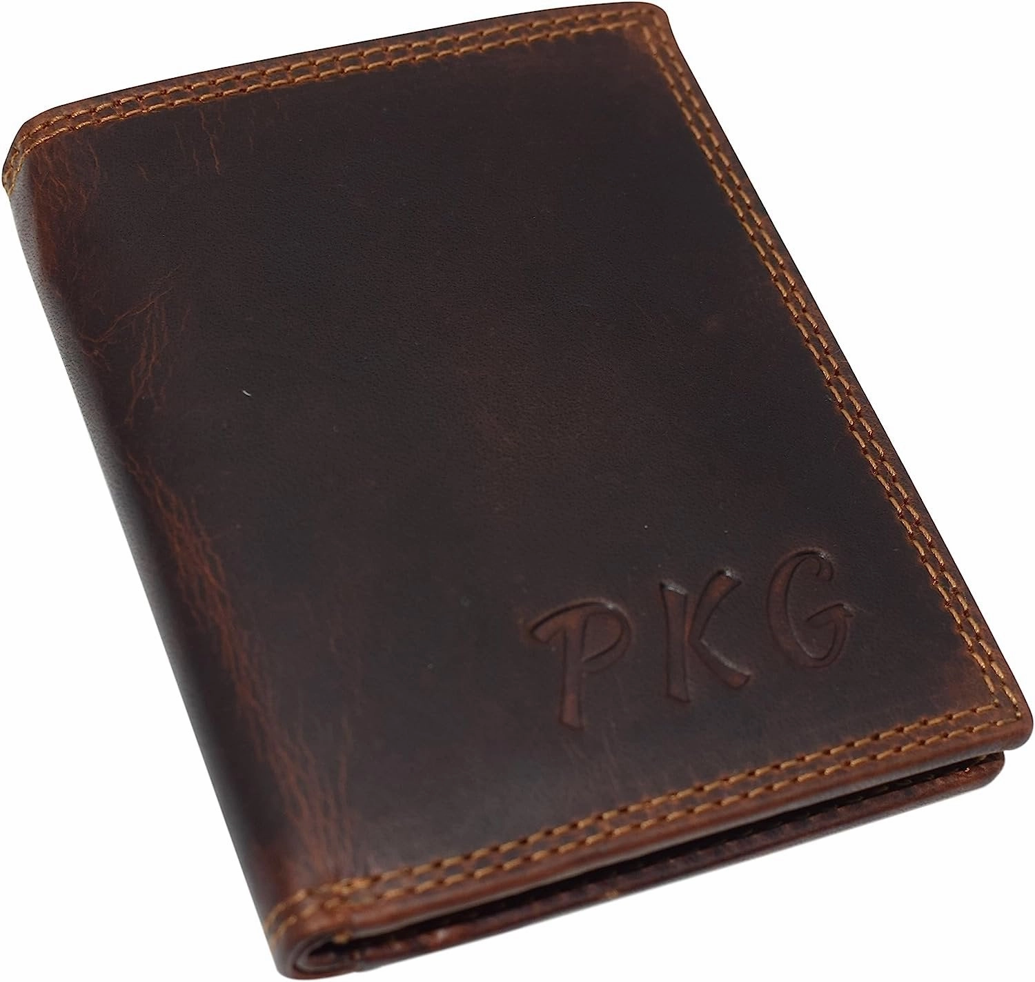 Hot Offer Event Limited Stock Hot Deal Personalized Vintage Leather Mens Slim Bifold Wallet Rfid Blocking Credit Card Holder Wallets For Men