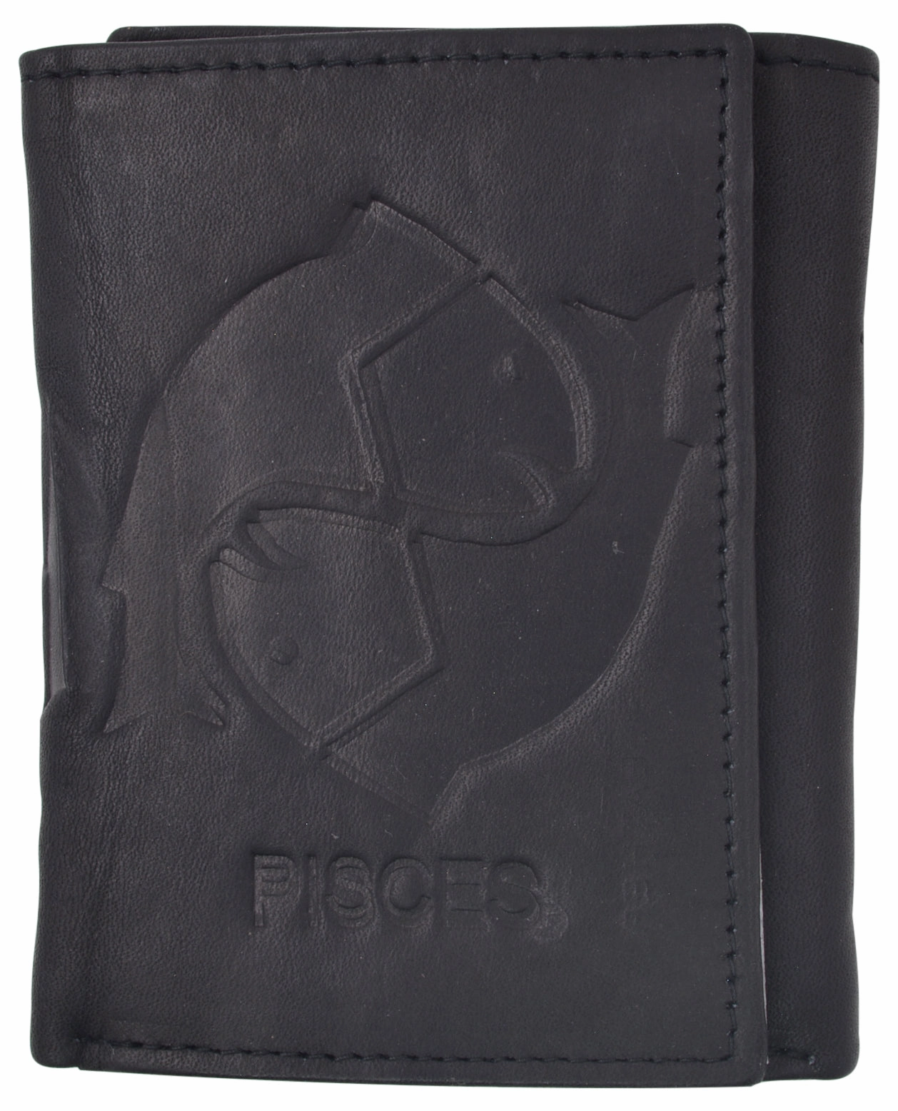 Pisces Zodiac Sign Bifold Trifold Genuine Leather Men'S Wallets Limited Time Offer Clearance Savings Now