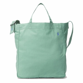 Polo Ralph Lauren Canvas Shopper Tote Faded Mint Trending Hot Picks Limited Edition Offer