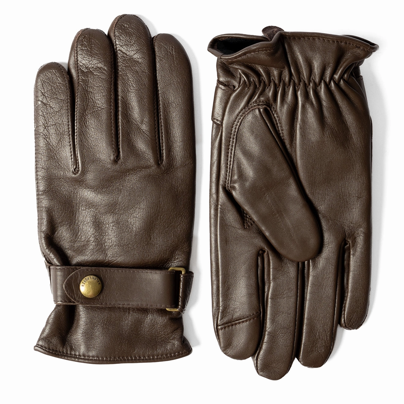 Dont Miss Out Polo Ralph Lauren Classic Nappa Leather Glove Brown