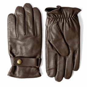 Dont Miss Big Savings Polo Ralph Lauren Classic Nappa Leather Glove Brown