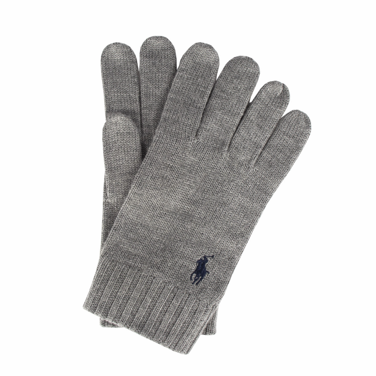 Shop the Best Deals Polo Ralph Lauren Merino Wool Gloves Grey