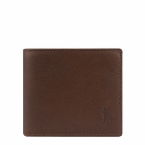 Polo Ralph Lauren Small Leather Pp Billfold Wallet Camo / Brown Flash Sale Alert Now Online Exclusive Deal