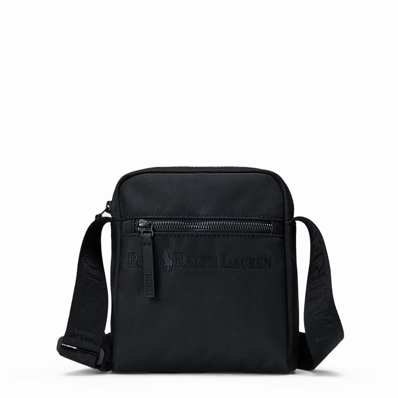 Best Deal Today Polo Ralph Lauren Tonal Logo Crossbody Bag Black