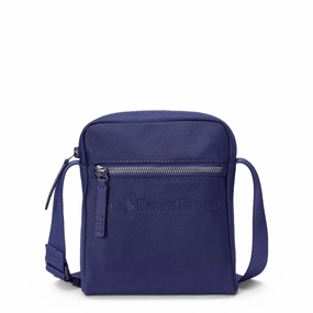 Online Exclusive Deal Exclusive Deal Inside Polo Ralph Lauren Tonal Logo Crossbody Bag Newport Navy