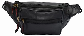 Special Occasion Discount Hot Deal Alert Genuine Leather Lambskin Waist Bag Fanny Pack With Rfid Protection, The Perfect To-Go Travel Bag For Men And Women Of All Ages