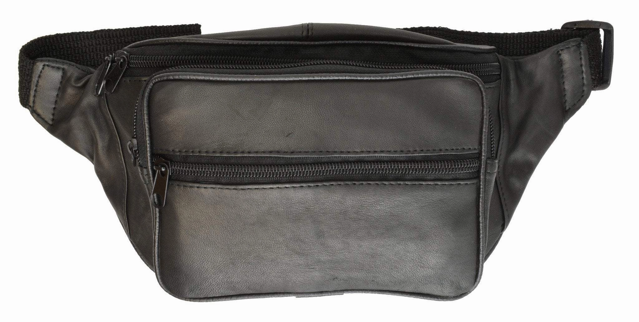 Square Pocket Fanny Bag Pouch Crafted Of Fine Lambskin Leather Weekend Sale Special Special Deal Frenzy