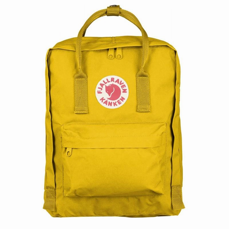 Fjallraven Kanken Classic Warm Yellow Clearance Event Today Gift Sale Event