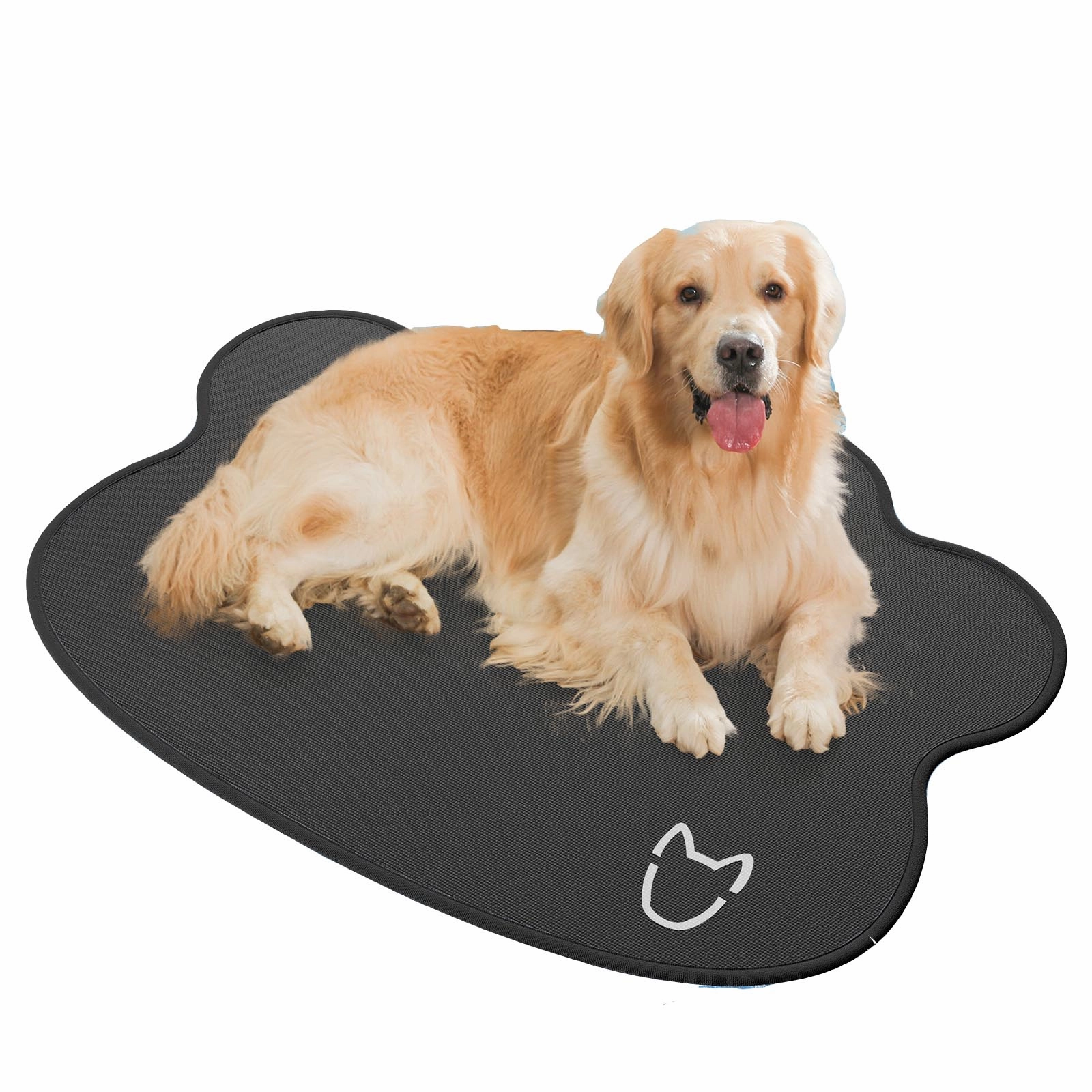 QMats Mats Pet Sleeping Ice Silk Cool Pad Mat - Black