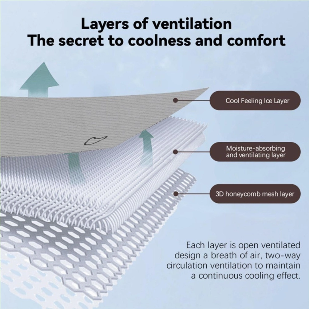 QMats Mats Pet Sleeping Ice Silk Cool Pad Mat - Grey