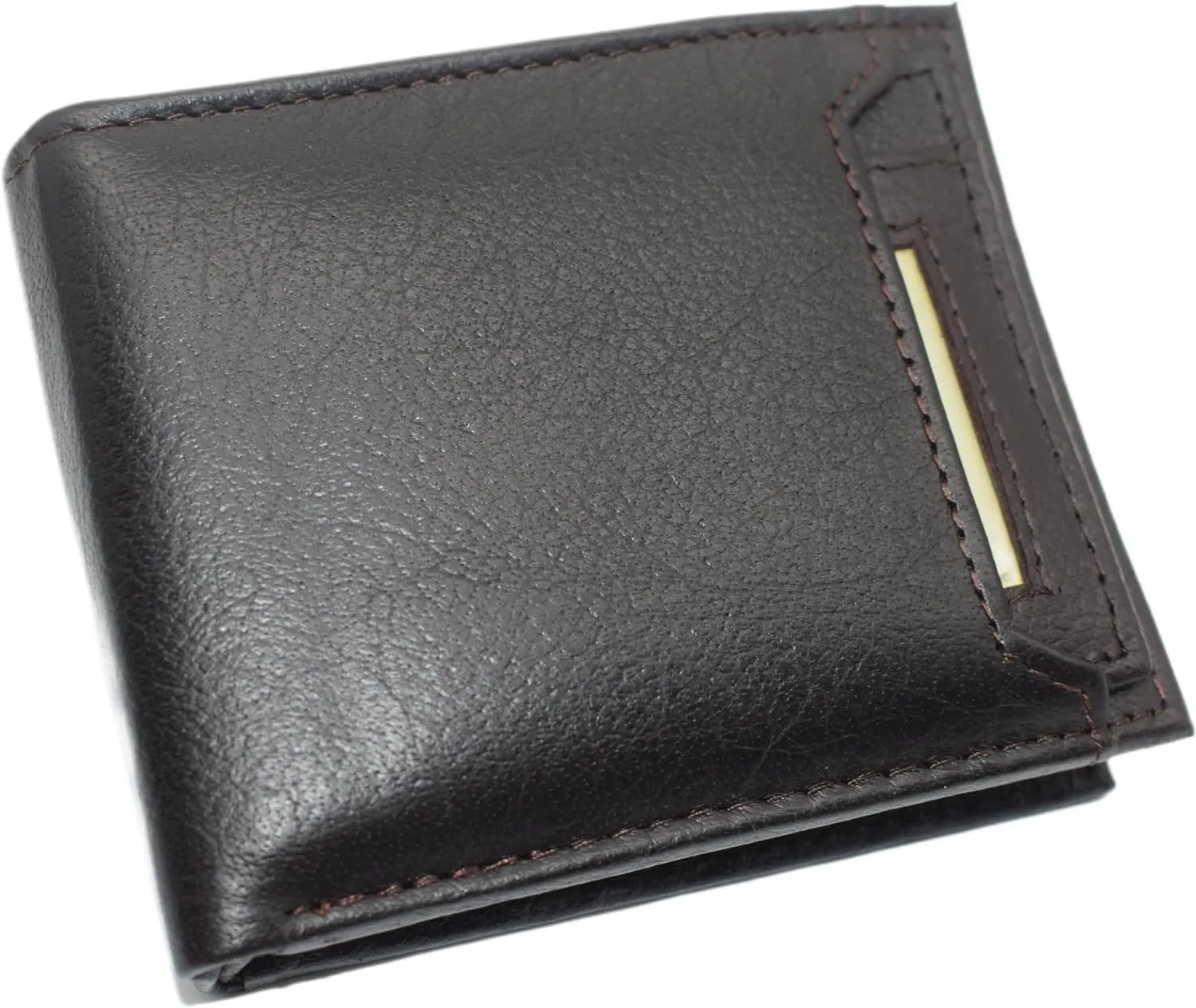 Clearance Event Special Online Offer Real Leather Front Removable Id Card Holder Bifold Rfid Blocking Wallet For Men With Gift Box (Black)