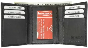 Today Only Discount Alert Real Leather Slim Wallets For Men Trifold Mens Wallet W/ Id Window Rfid Blocking