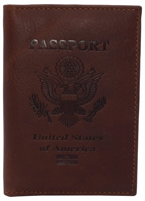 Big Sale Today Real Leather Rfid Blocking Travel Passport Holder With Vaccine Card Slot