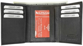 Today Only Discount Alert Real Leather Slim Wallets For Men Trifold Mens Wallet W/ Id Window Rfid Blocking